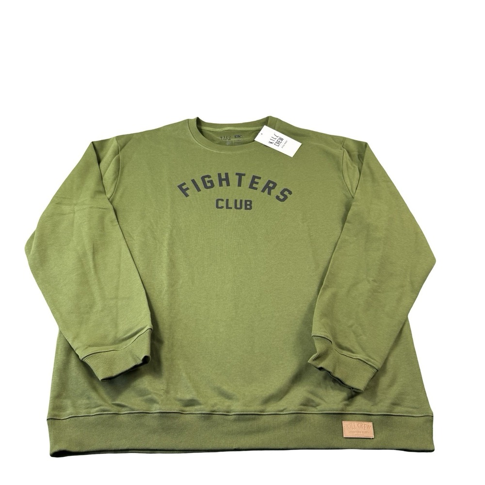 Kill Crew Porrada Series Green Cotton Blend Mens Crewneck Sweater Size 2XL NWT